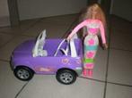Barbie met auto, Ophalen, Gebruikt, Barbie