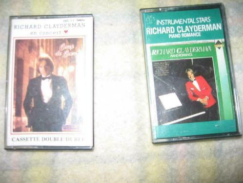 2 cassettes RICHARD CLAYDERMAN, CD & DVD, Cassettes audio, Originale, 2 à 25 cassettes audio, Avec boîte de rangement, étagère ou coffret
