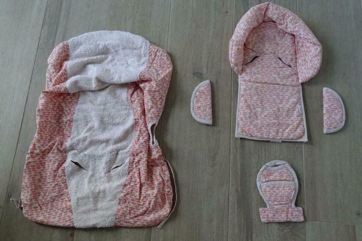5-delige set Maxi cosi bekleding Trixie in prima staat, Kinderen en Baby's, Autostoeltjes, Gebruikt, Overige merken, Ophalen of Verzenden