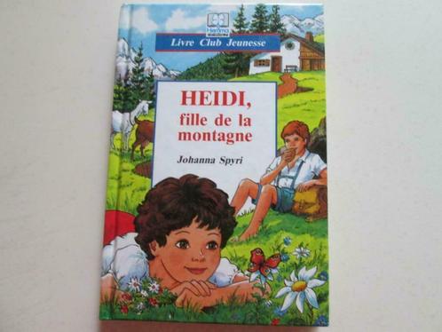 Livre Heidi fille de la montagne d'après Johanna Spyri, Boeken, Kinderboeken | Jeugd | 10 tot 12 jaar, Zo goed als nieuw, Fictie