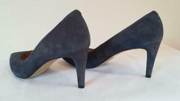809A* EXIT superbes escarpins bleus tout cuir (41), Neuf, Escarpins, Bleu, Envoi