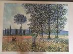 oductie Claude Monet: Champs au printemps, Antiek en Kunst, Ophalen of Verzenden