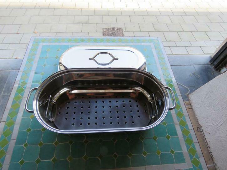Braadslede kuchenprofi, Huis en Inrichting, Keuken | Potten en Pannen, Nieuw, Koekenpan of Braadpan, Inox, Inductieplaat, Keramische plaat