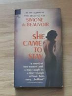 boek "She Came to Stay"-Simone de Beauvoir-415 blz-Engelse r, Ophalen, Gelezen