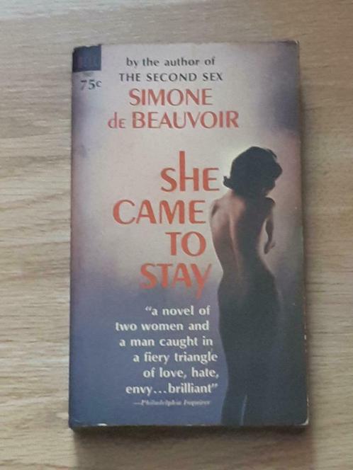 boek "She Came to Stay"-Simone de Beauvoir-415 blz-Engelse r, Boeken, Romans, Gelezen, Ophalen