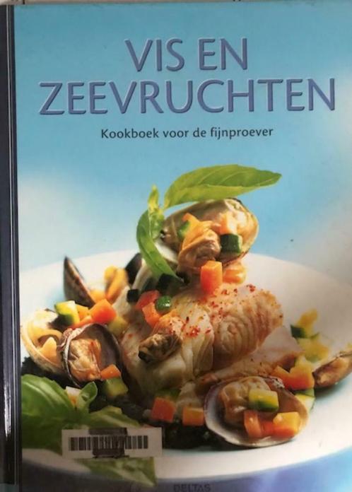 Vis en zeevruchten, kookboek voor de fijnproever, Livres, Livres de cuisine, Enlèvement
