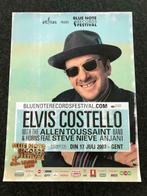 Poster Blue Note Records Festival Elvis Costello 2007, Comme neuf, Enlèvement ou Envoi