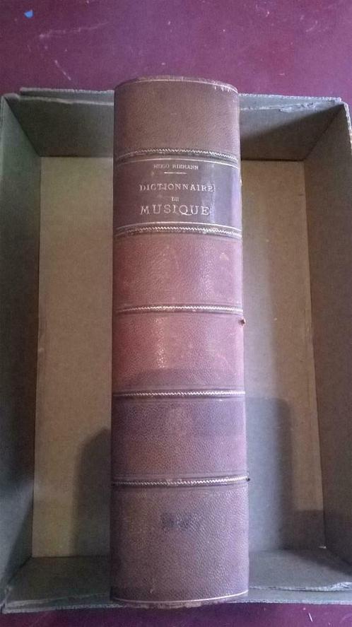 Dictionnaire de musique 1913, Livres, Musique, Utilisé, Général, Enlèvement