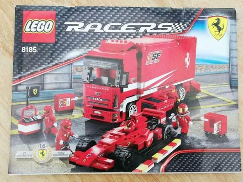 LEGO Racers Le camion Ferrari - 8185, Enfants & Bébés, Jouets | Duplo & Lego, Utilisé, Lego, Ensemble complet, Enlèvement ou Envoi