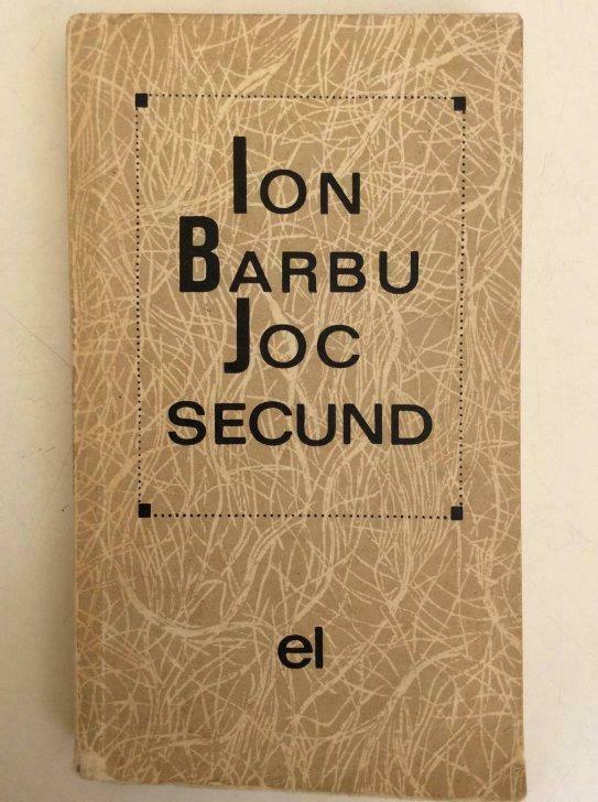 Ion Barbu - Joc Secund (1966), Boeken, Literatuur, Gelezen, Ophalen of Verzenden
