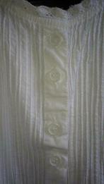 witte bloes, Ophalen of Verzenden, Gedragen, Maat 42/44 (L), Wit