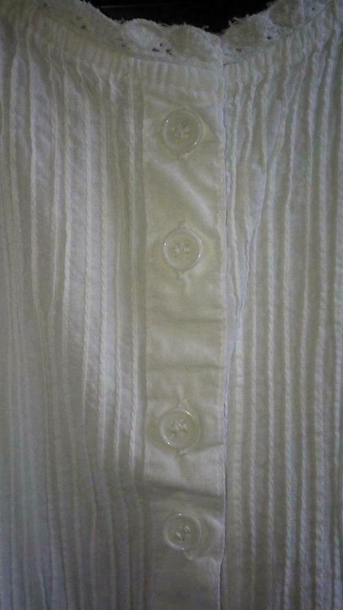witte bloes, Kleding | Dames, Blouses en Tunieken, Gedragen, Maat 42/44 (L), Wit, Ophalen of Verzenden