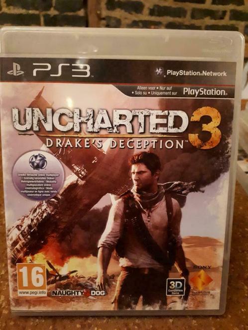 Uncharted 3, Games en Spelcomputers, Games | Sony PlayStation 3, Zo goed als nieuw, Ophalen of Verzenden