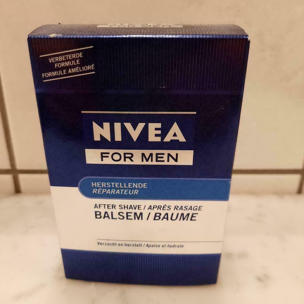 NIEUW Nivea after shave balsem / herstellend 100 ml, Ophalen of Verzenden, Nieuw, Gehele gezicht, Verzorging