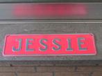Metalen deurplaat "Jessie", Ophalen of Verzenden, Zo goed als nieuw