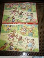 puzzel aapjes 99st 32 x 23 cm, Kinderen en Baby's, Speelgoed | Kinderpuzzels, Ophalen of Verzenden, Gebruikt