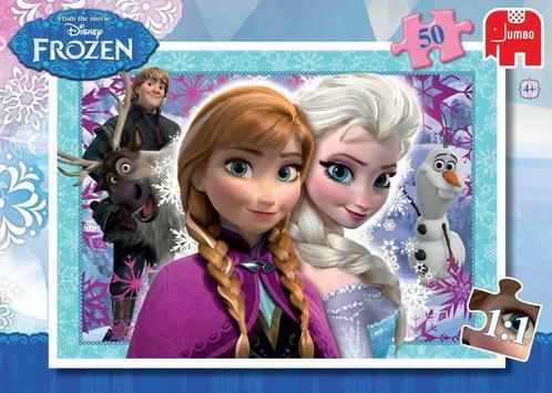 Disney Frozen Puzzel 50 stukjes Jumbo, Kinderen en Baby's, Speelgoed | Kinderpuzzels, Nieuw, 2 tot 4 jaar, 10 tot 50 stukjes, Ophalen of Verzenden