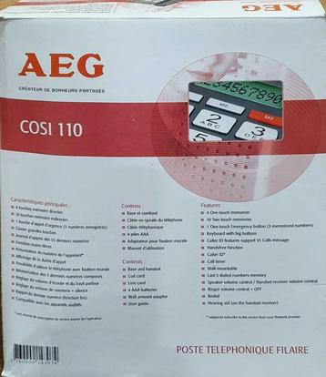 tel AEG (125), Télécoms, Enlèvement ou Envoi, Comme neuf