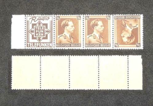 PU98 Postzegels Reclamezegels Léopold III Telefunken, Postzegels en Munten, Postzegels | Europa | België, Frankeerzegel, Postfris
