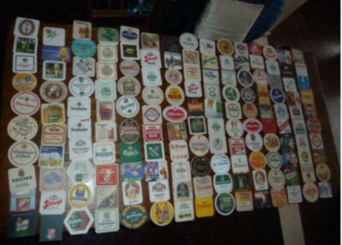 #E 150 verschillende bier viltjes BUITENLANDSE BIEREN, Collections, Marques de bière, Utilisé, Sous-bock, Autres marques, Enlèvement ou Envoi