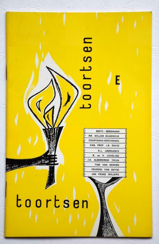 TOORTSEN E Bergmann J.B. David Loveling Van Duyse Willems, Boeken, Biografieën, Gelezen, Kunst en Cultuur, Ophalen of Verzenden