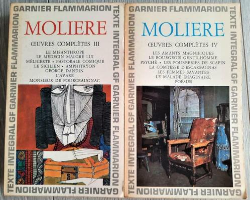 OEUVRES COMPLÈTES DE MOLIERE tome 3 et 4 collection Garnier, Boeken, Romans, Ophalen of Verzenden