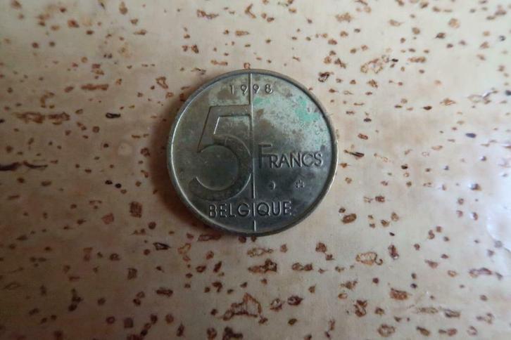 Munten : Koning Albert II – 5 Frank, Postzegels en Munten, Munten | België, Losse munt, Ophalen of Verzenden