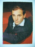 Postkaart Charles Aznavour, Verzamelen, Gebruikt, Foto, Verzenden, Overige onderwerpen