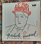 LP Et nos amours spectacle musical Apollinaire vinyl 1982 TB, CD & DVD, Enlèvement ou Envoi