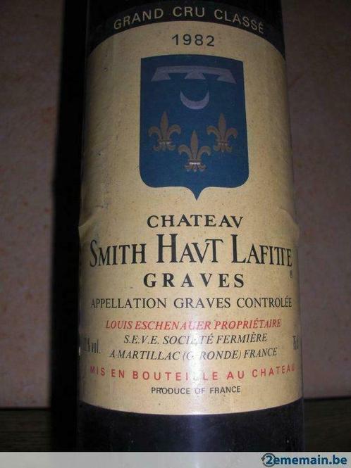 Château Smith Haut Lafitte Grand Cru Classé de 1982, Collections, Vins