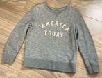 America Today sweater pull trui grijs - maat 122/128