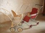 3 oude vintage poppenwagens (poeset) van merk TORCK, Antiek en Kunst, Ophalen of Verzenden