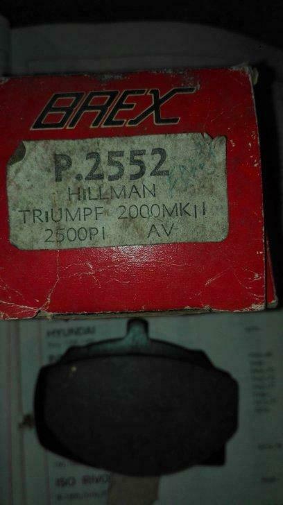 Remblokken Hillman Humber Triumph, Motoren, Onderdelen | Overige, Nieuw