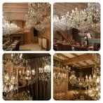 GRANDE collection de VIEUX CHANDELIERS en cristal !!!, Antiquités & Art, Enlèvement