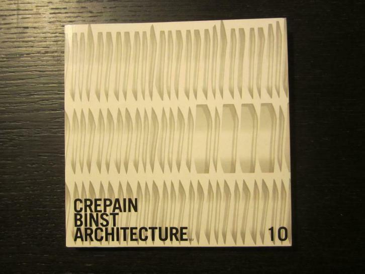 Crepain Binst Architecture   10   Getekend!!!!!!!, Boeken, Kunst en Cultuur | Architectuur, Architecten, Ophalen of Verzenden