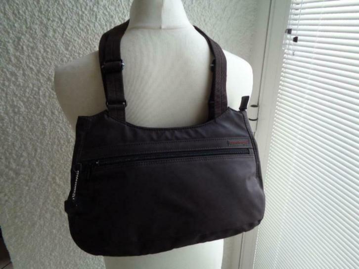 Sac Nylon Brun. Marque: "Hedgren", Handtassen en Accessoires, Tassen | Damestassen, Zo goed als nieuw, Handtas, Bruin, Ophalen of Verzenden