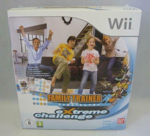 Family Trainer Extreme Challenge voor Nintendo Wii met mat, Consoles de jeu & Jeux vidéo, Jeux | Nintendo Wii, Utilisé, Enlèvement ou Envoi