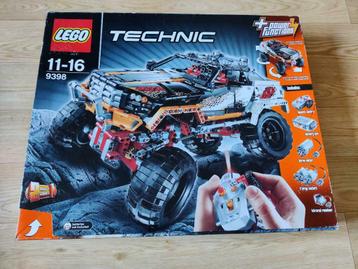 LEGO technic 9398 4x4 crawler, Enlèvement ou Envoi, Comme neuf, Ensemble complet, Lego