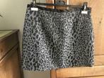 Morgan Rokje tijgerprint grijs zilver maat 42, valt kleiner., Kleding | Dames, Ophalen of Verzenden, Gedragen, Maat 38/40 (M)