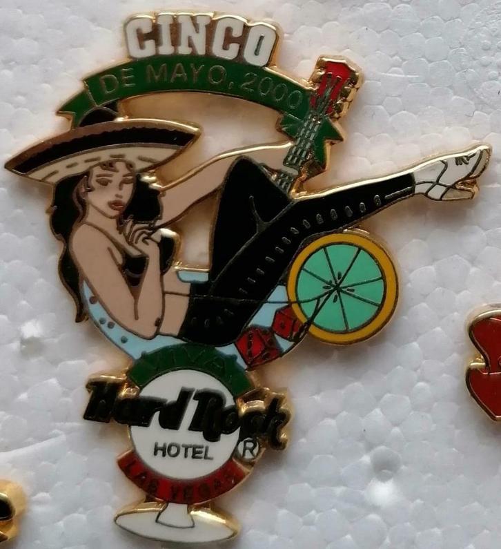 2000- HARD ROCK HOTEL LAS VEGAS MARGUERITA, Verzamelen, Speldjes, Pins en Buttons, Nieuw, Button, Stad of Land, Ophalen of Verzenden