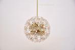 Superbe lampe à fleur en cristal, lustre, lustre, Utilisé, Enlèvement ou Envoi, Autres matériaux