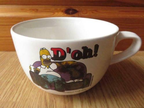 superbe grande tasse mug Homer Simpson D'oh! de 1996, Huis en Inrichting, Keuken | Servies, Gebruikt, Kop(pen) en/of Schotel(s)