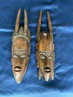 Afrikaanse houten beelden muurdecoratie, Antiek en Kunst, Ophalen