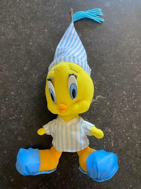 Knuffel Tweety met slaapmuts en slofjes, Kinderen en Baby's, Speelgoed | Knuffels en Pluche, Gebruikt, Ophalen of Verzenden