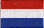 Patch vlag Nederland - 70 x 46 mm, Nieuw, Ophalen of Verzenden
