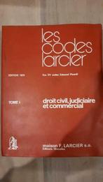 Les codes Larcier - 1975, Boeken, Gelezen, Ophalen of Verzenden