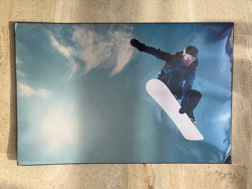 Placemat, bureaumat snowboard, Huis en Inrichting, Bureaus, Gebruikt, Bureau, Ophalen