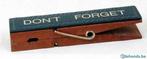 Grote houten wasknijper / memohouder, Ophalen of Verzenden, Gebruikt