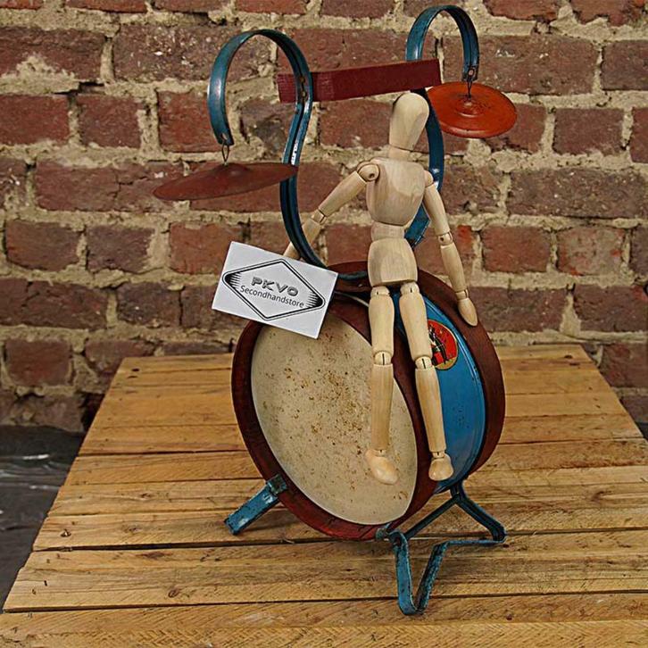 Antiek speelgoed drumstel 2019205, Antiek en Kunst, Curiosa en Brocante, Ophalen