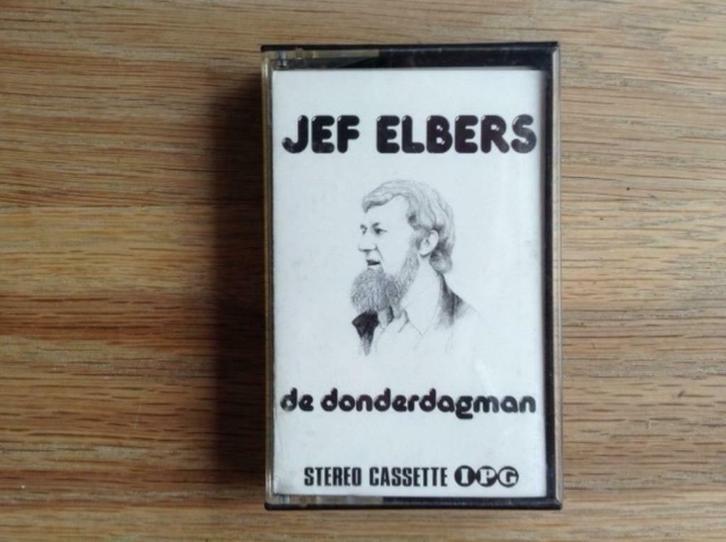 muziekcassette jef elbers, Cd's en Dvd's, Cassettebandjes, Nederlandstalig, 1 bandje, Ophalen of Verzenden